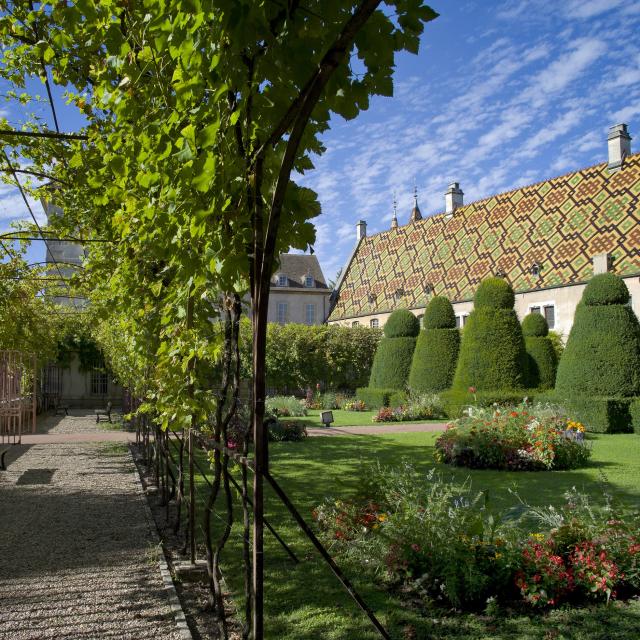 Der Garten der Hospize von Beaune