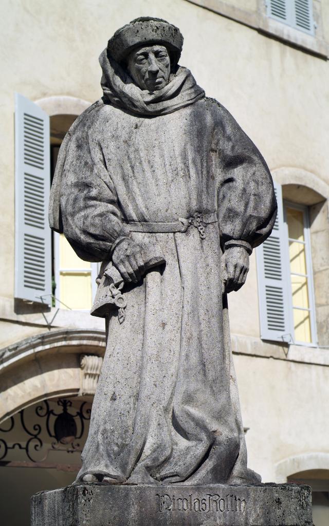 Hospices De Beaune Nicolas Rolin Standbeeld