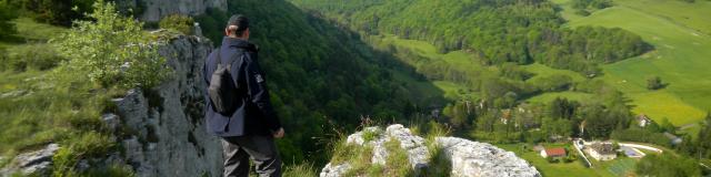 Randonnee Falaises Marcheurs Panorama