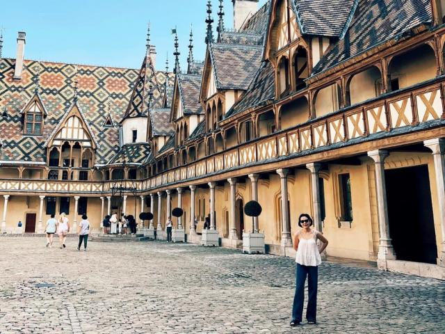 The Hospices de Beaune and its colonnade