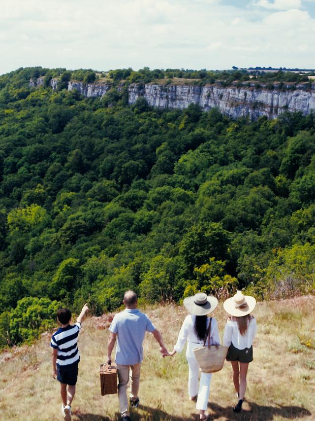 Balade Falaise Hautes Cotes De Beaune Famille