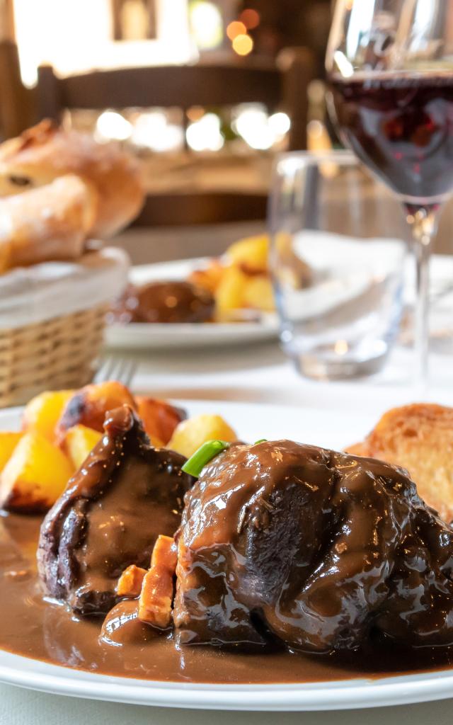 Boeuf Bourguignon Gastronomie Assiette