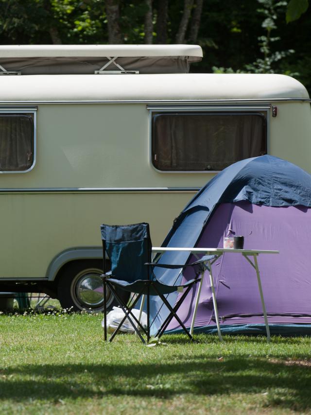 Caravane Tente Vélo Vacances Camping Bourgogne