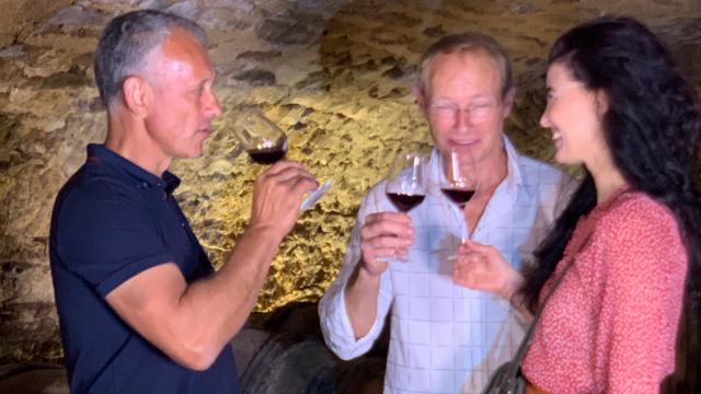 Dégustation en couple dans les Caves Senard