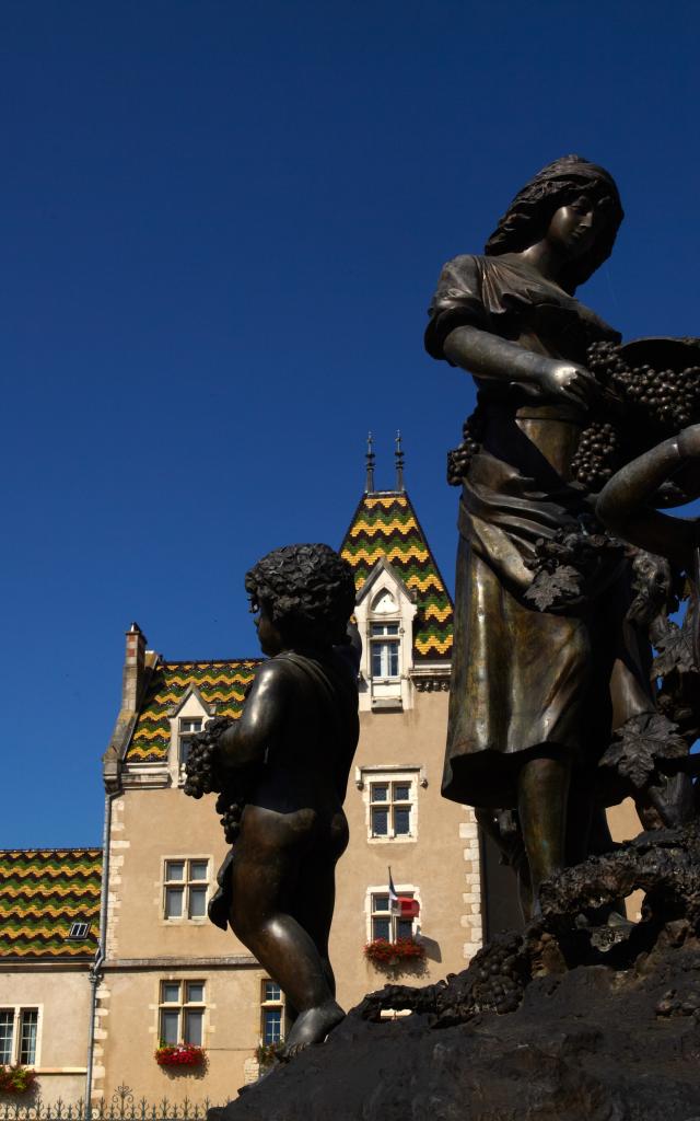 Estatua 2 del pueblo de Meursault