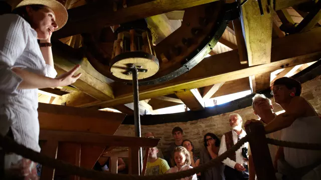 Visita ao moinho de Santenay
