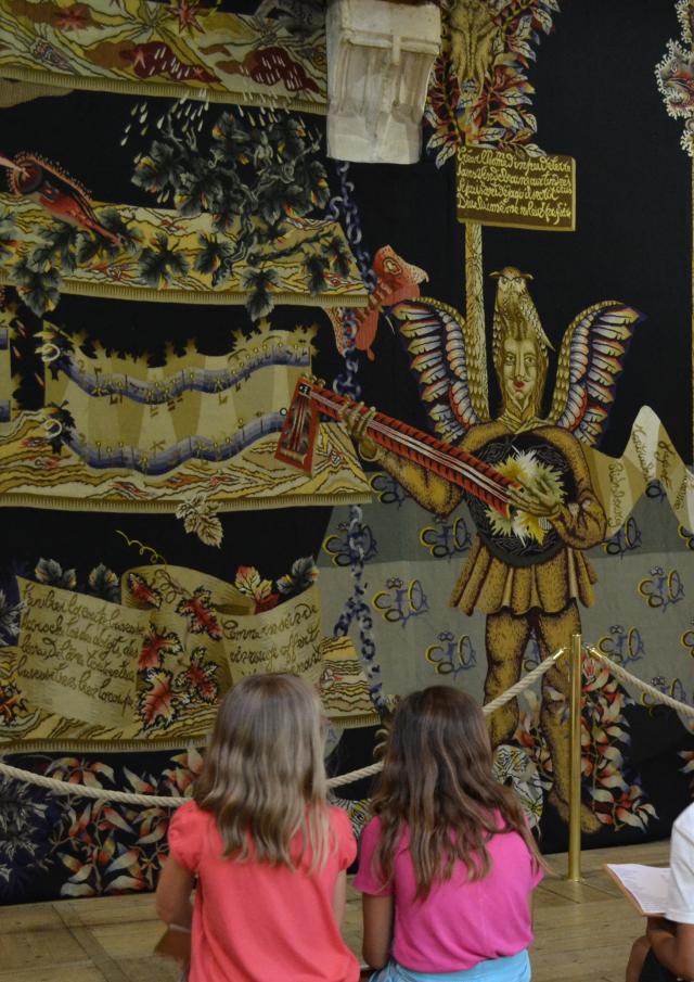 Scolaires au Musée du vin à Beaune