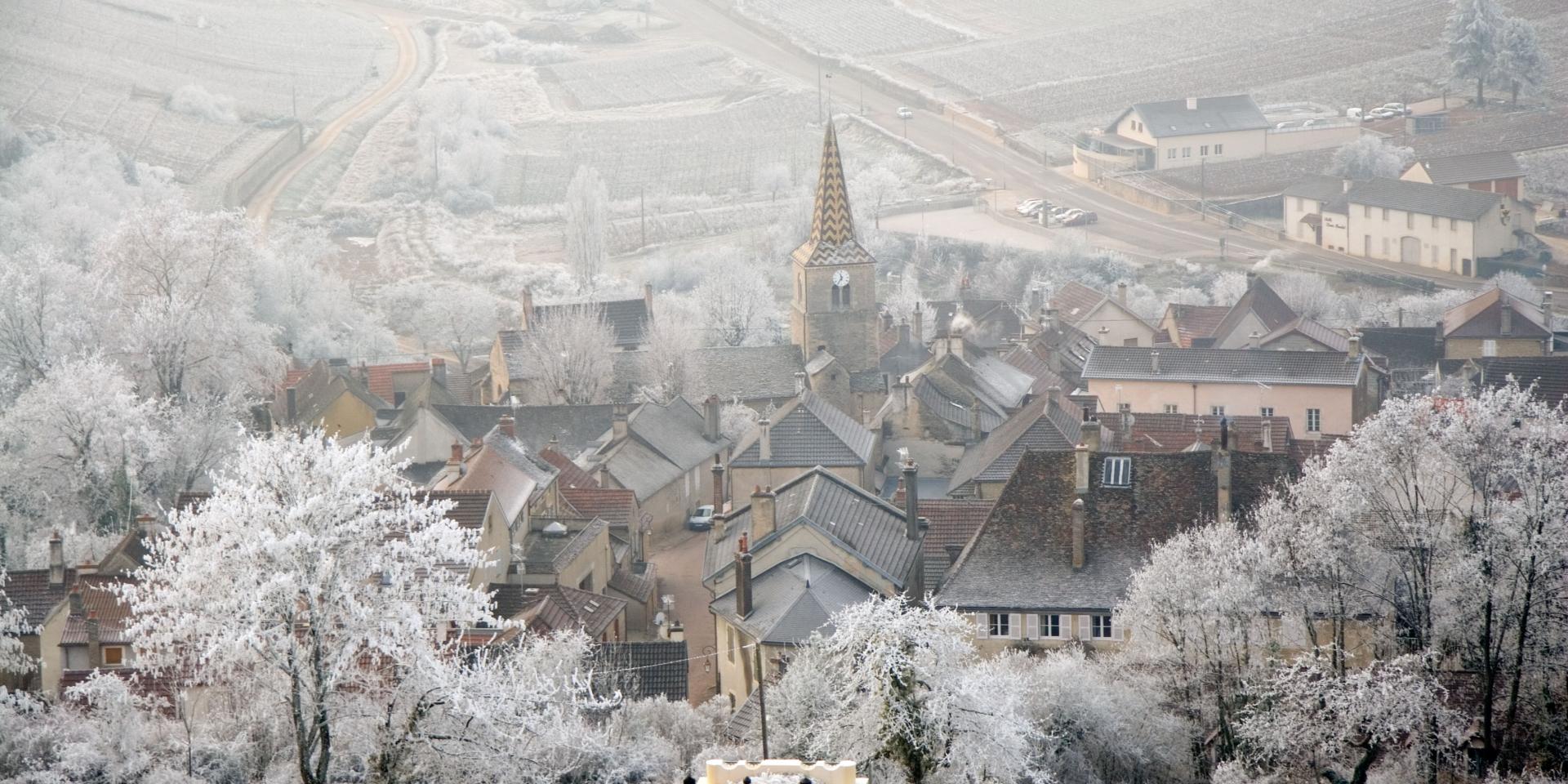 Pernand Vergelesses Hiver Village