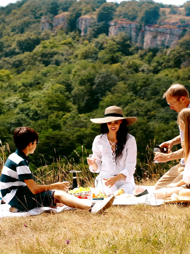 Picknick für Familien Hautes Cotes De Beaune