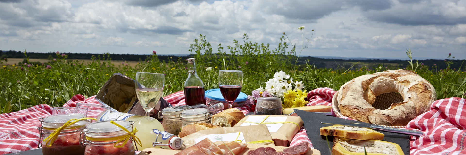 Picknicktafelkleed Tegels Lokale Producten Bourgondië