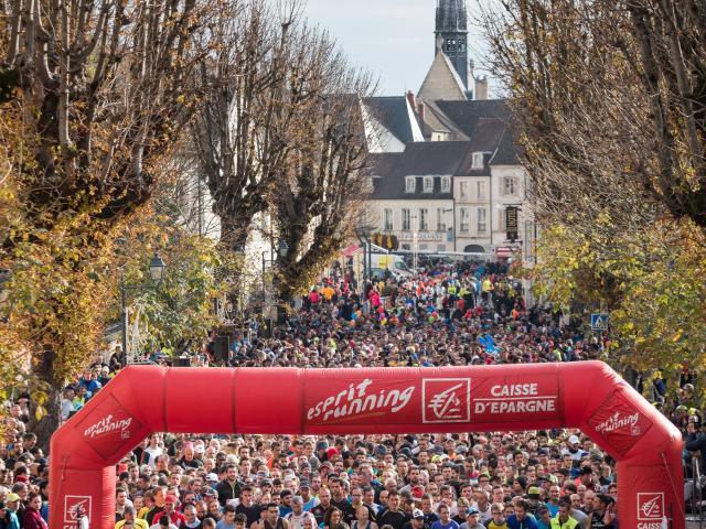 Départ du Marathon de la Vente des vins