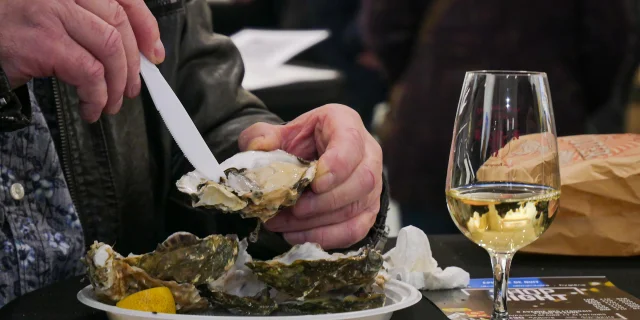 Venda de vinhos de ostra