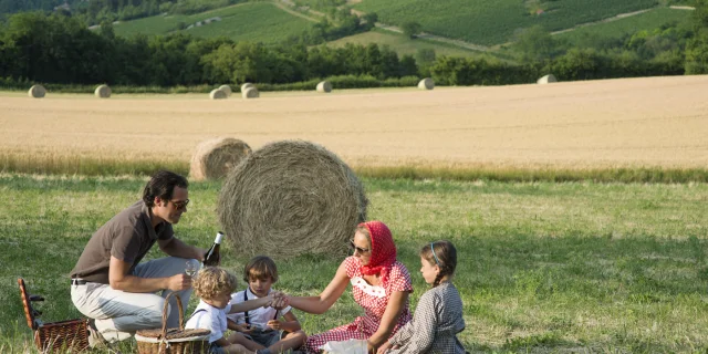 Pique-nique nature en famille