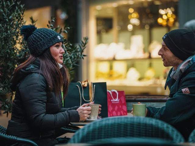 Chocolat Chaud Hiver Shopping