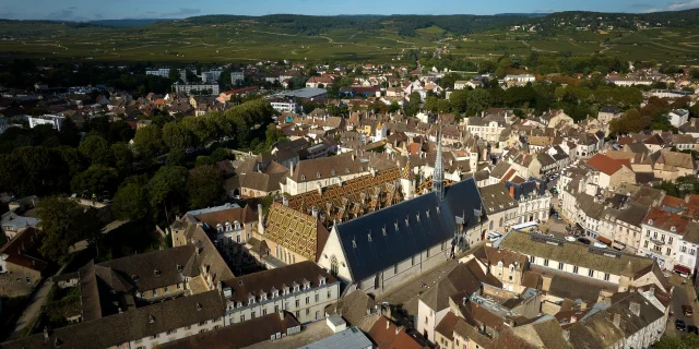 Vista aérea Hotel Dieu Hospices De Beaune