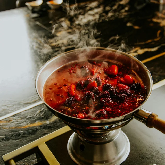 Confiture de fruits rouges