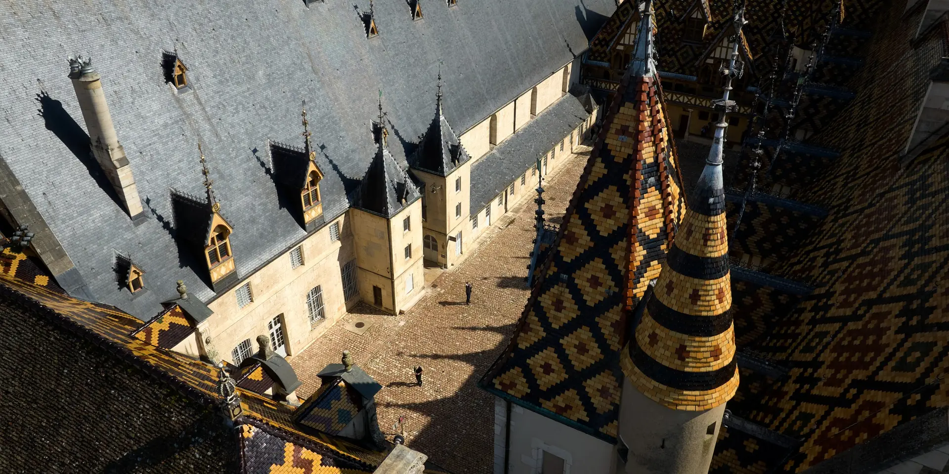 Visiter Hospices De Beaune Toit Vue Aerienne Studio Piffaut 1